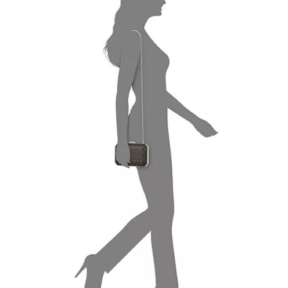 NWOT INC INTERNATIONAL CONCEPTS Sasha Satin Sparkle Clutch - Picture 2 of 6